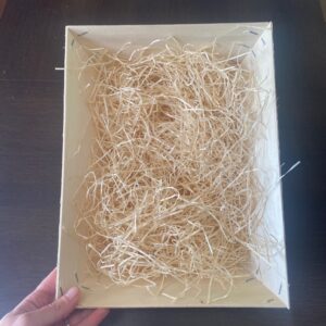 Bourriche bois Rectangle 33x25x9